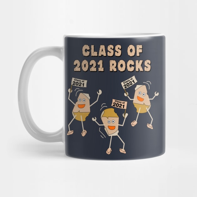 Class of 2021 Rocks Light by Barthol Graphics